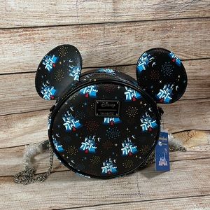 DISNEY Loungefly NWT 65th Anniversary Mickey Mouse Crossbody